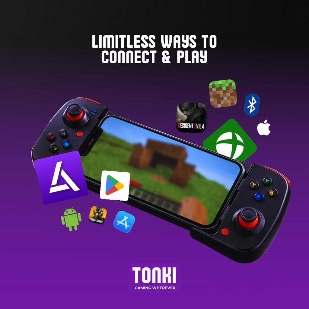 Bluetooth Mobile Gaming Controller for iPhone & Android